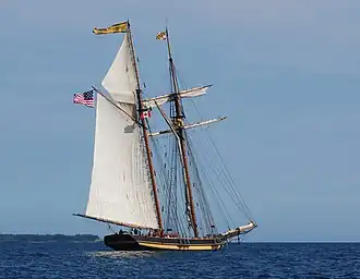 Image 4The Pride of Baltimore II off the coast of Lunenburg in 2008