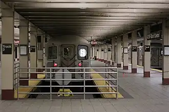 Train on track 3 (since removed)