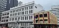 Heritage buildings on Customs Street East