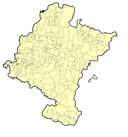Location in Navarre