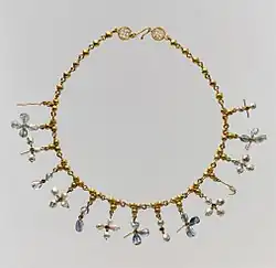 Byzantine Christian cross necklace
