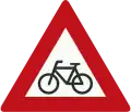 Cyclists and moped riders