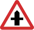 B1: Crossroads with a minor ahead