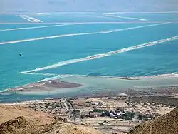 Headquarters of the Tamar Regional Council at Neve Zohar on the shores of the southern Dead Sea.