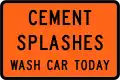 Cement Splashes - Wash Car Today