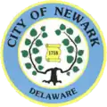 Official seal of Newark, Delaware