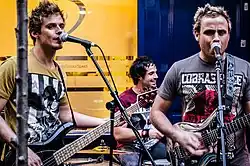 Next of Kin playing in Neals Yard in London in 2012