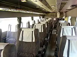 Image 248Interiors of coaches include many features not found in buses intended for shorter travel. (from Coach (bus))