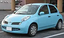 First facelift Nissan March (Japan)