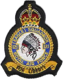 121 Eagle Squadron crest