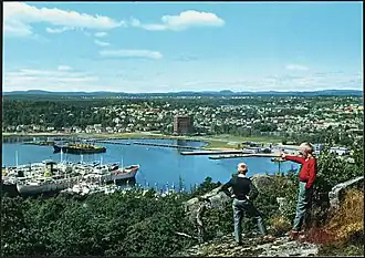 Postcard of Sandefjord − about 1970