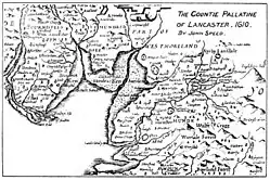 Image 2North Lancashire in 1610. (from History of Lancashire)