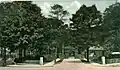 Early 1900s postcard of North Burial Ground
