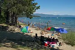 North Tahoe Beach in Tahoe Vista, 2011