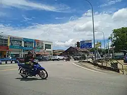 North end of Jalan Pagoh (Johor State Highway J23) at Jalan Muar-Labis (Johor State Highway J32) in Pagoh