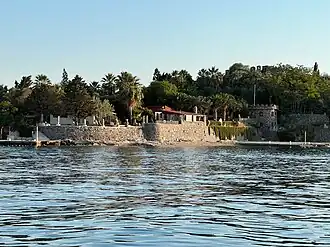 North west coast of Kalem Island with hotel