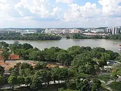View of the northern-to-middle part of Jurong Lake