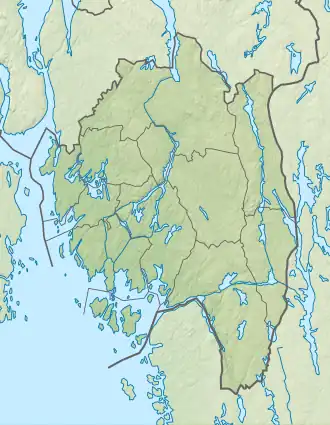 Mingevannet is located in Østfold