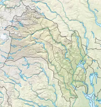 Flakavatnet is located in Buskerud