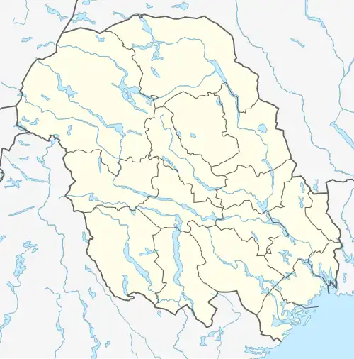 Tuddal is located in Telemark