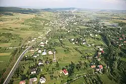 Aerial view of Nowosielce