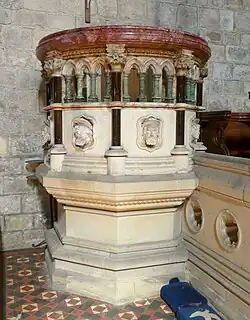 Pulpit, Nun Monkton, 1873