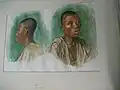 "Nupe boy, Nigeria" (watercolour by Carl Arriens [de], 1911)