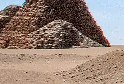 Nuri Pyramid XVI King Talakhamani rc 2nd half 5th cent BCE (ruins in the forefront)