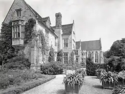 The southern frontage of Nymans in 1932 before the fire and subsequent ruin