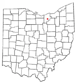 Location of LaGrange, Ohio