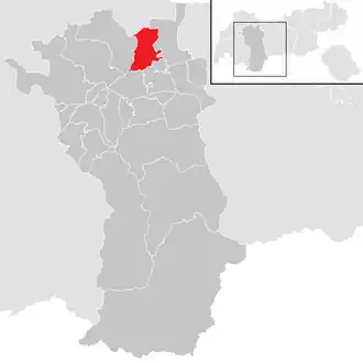Location in the district