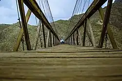 The Ojuela Bridge, low angle