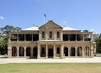 Old Government House, Brisbane; completed 1862