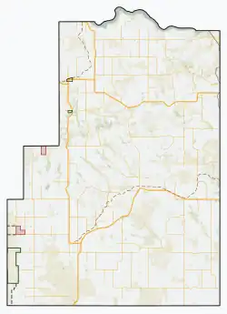 Rural Municipality of Old Post No. 43 is located in Old Post No. 43
