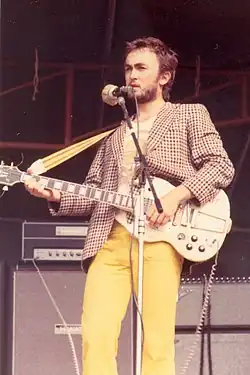 Halsall playing at Hyde Park, London, 29 June 1974