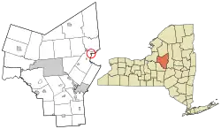 Location in Oneida County and the state of New York.