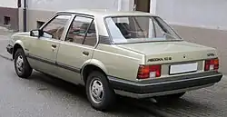 Rear view, 1981–84 model