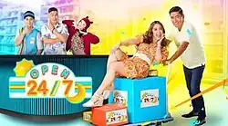 An image of Allen Ansay, Jose Manalo, Sofia Pablo, Maja Salvador and Vic Sotto. The series title is displayed on the lower left side of the image.