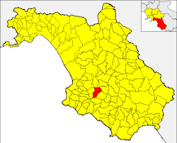 Orria within the Province of Salerno