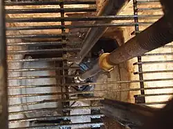 A valve at Ossining Weir to redirect water out of the aqueduct