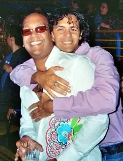 Oswald Mendez (right) and Danny Jimenez (left), The Amazing Race 2 and The Amazing Race 11: All-Stars