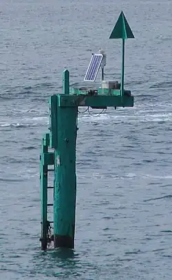 A lateral mark, Otago Harbour, NZ