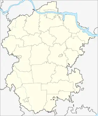 Kanash is located in Chuvash Republic