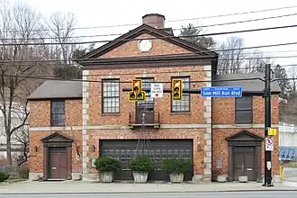 Former Overbrook Municipal Building from the neighborhood’s time as an independent borough