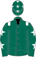 Dark Green, White epaulets, Dark Green sleeves, White stars and stars on cap
