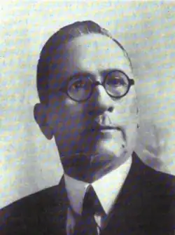 A portrait photograph of Pío Romero Bosque
