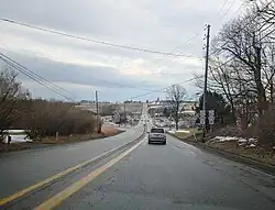 PA 272 southbound entering Buck