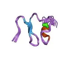 1f8z: NMR STRUCTURE OF THE SIXTH LIGAND-BINDING MODULE OF THE LDL RECEPTOR