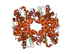 1yhr: T-To-T(High) quaternary transitions in human hemoglobin: HbA OXY (10.0MM IHP, 20% PEG) (10 test sets)