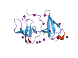 2ckk: HIGH RESOLUTION CRYSTAL STRUCTURE OF THE HUMAN KIN17 C-TERMINAL DOMAIN CONTAINING A KOW MOTIF KIN17.